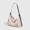 New Commuter Class Large Capacity Tote Bag Versatile Soft Leather Bag Women's Retro Shoulder Messenger Bag