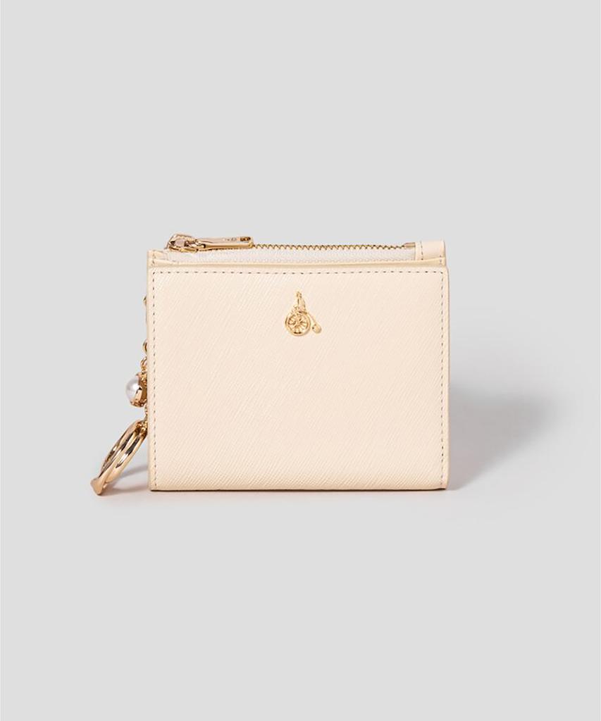 Beanpole Accessory Lucy Saffiano 2-Zip Wallet - Yellow