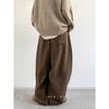 Retro Unisex Corduroy Wide-Leg Pants - Autumn/Winter Y2K Style
