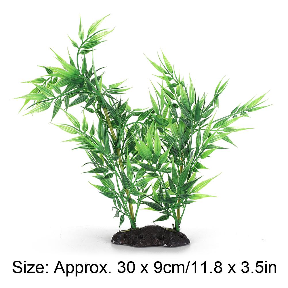 Aquatic Artificial Water Plant Grass Underwater Fake Fish Tank Plant Aquarium DecorationSmall