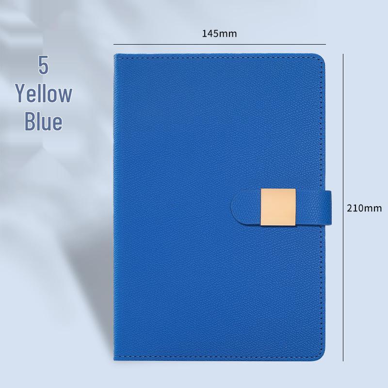 Customized A5 Business Office Notebook with Buckle - Thick, Logo-printable Record Book