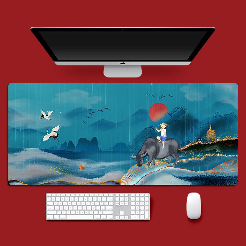 High-End Esports Mouse Pad - Large, Non-Slip, Dirt-Resistant with Wrist Support