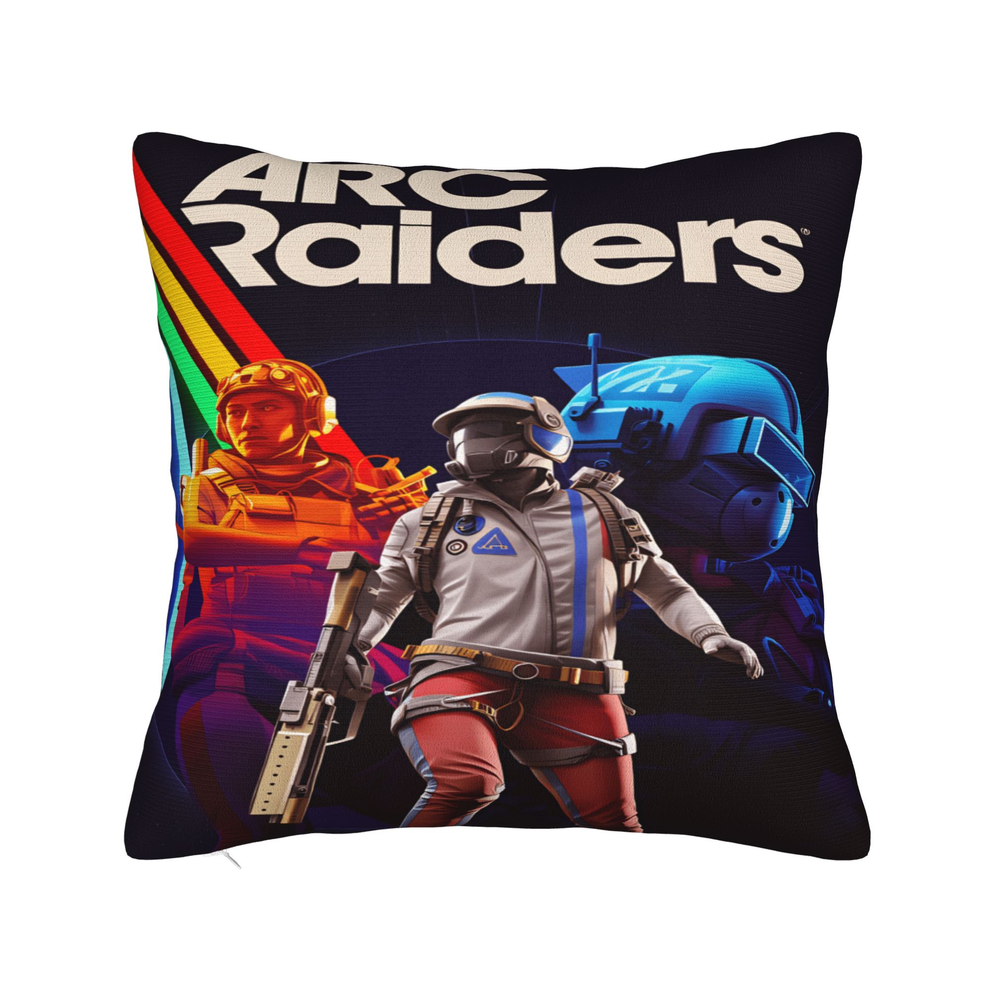 

Arc R-Raiders Pillow Case Graphic Pillow Cover For Living Room Bed Chair Vintage Pillowcases 20x20Inch