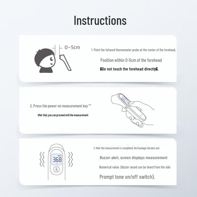 Yuwell Electronic Forehead Thermometer