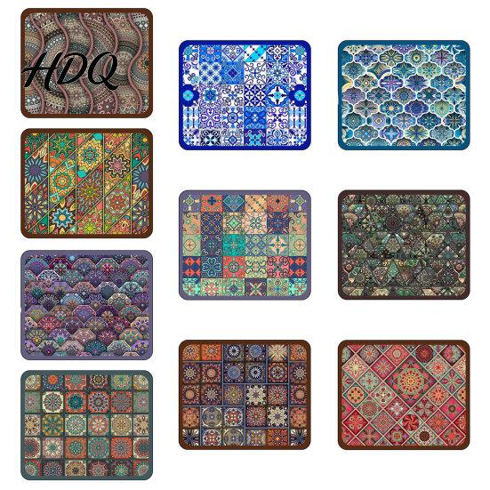 Soft Absorbent Kitchen Mat Bohemian Dish Drying Mat Super Diatomaceous Earth Drainer