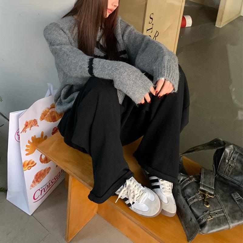 Korean Style Bow Knit Loose Pullover Sweater - Women’s Autumn/Winter 2025 Collection