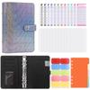 A6 Crystal Ring Binder Cash Budget Book and Daily Financial Planner.