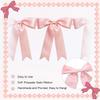 Hanging Decoration Bowknot Garland Bowknot Hanging Bow Decoration Bow Garland Banner  Wedding Decor