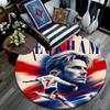 Becks pattern round rug,Carpet Rug for Living Room Bedroom Playroom ,Non-slip Floor Mat,Holiday Gifts and Birthday Gifts.