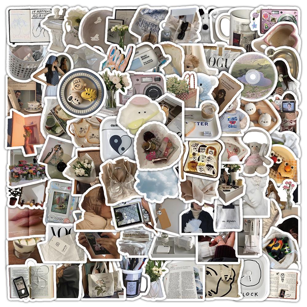 100 High-End Graffiti Stickers: DIY Creative Waterproof Sealing for Notebooks & Memos