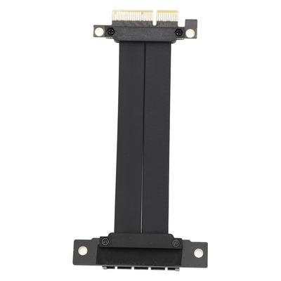 Καλώδιο Επέκτασης PCIE 4.0 16Gbps 180° Αρσενικό 90° Θηλυκό 64PIN Χάλκινος Αγωγός PCIE 4.0 X4 Καλώδιο Επέκτασης