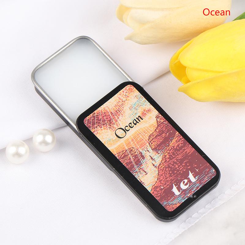 1 יחידה קופסת בושם מוצק לנשים ריח פרחוני פירותי קרם פרחוני בושם נשי