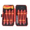 13-Piece Multi-Function Electrician Screwdriver Set, 1000V Insulated, Hardened Chrome-Vanadium Steel, Strong Magnetic Design