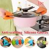 Kitchen Silica Microwave Oven Insulation Gloves Silicone Oven Insulated Gloves
