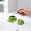 Cute Green Frog Ashtray Ceramic Ash Tray Office Table Desktop Standby Smoking Accessories for Weed Ashtrays Gift for Boyfriend