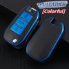 For Peugeot 208 2008 301 308 3008 Rcz 508 408 307 Case For Citroen C3 C4 Berlingo Tpu Leather Flip Folding Key Fob Cover
