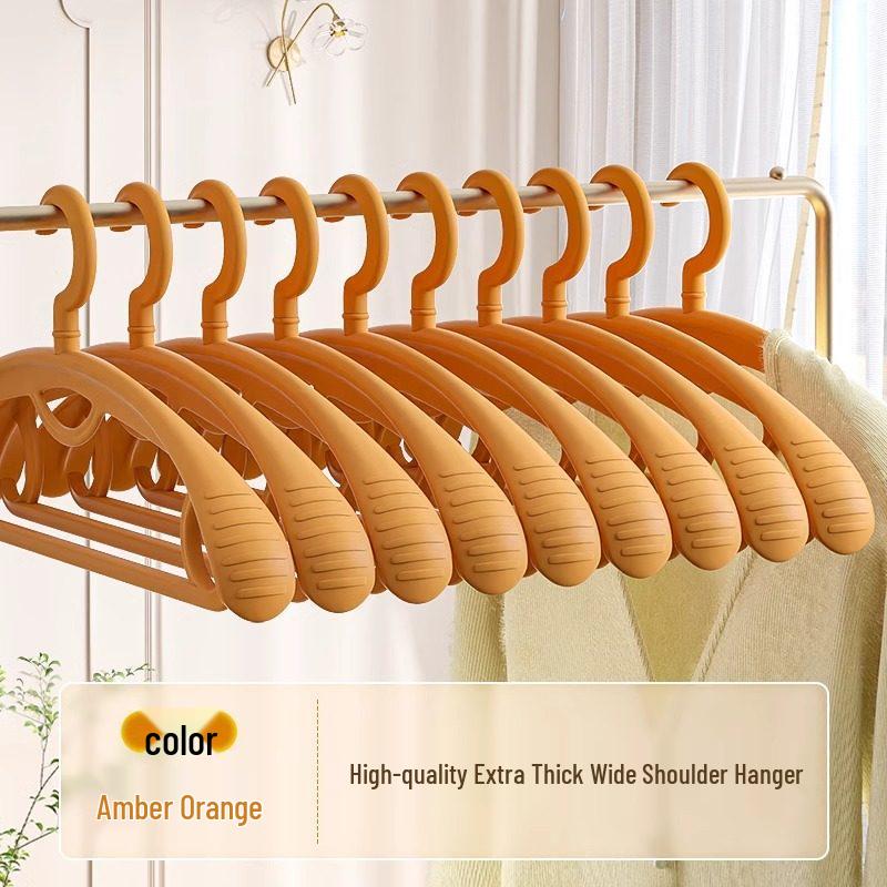 German Seamless Non-Slip Hanger: Prevents Shoulder Bumps & Clothes Damage