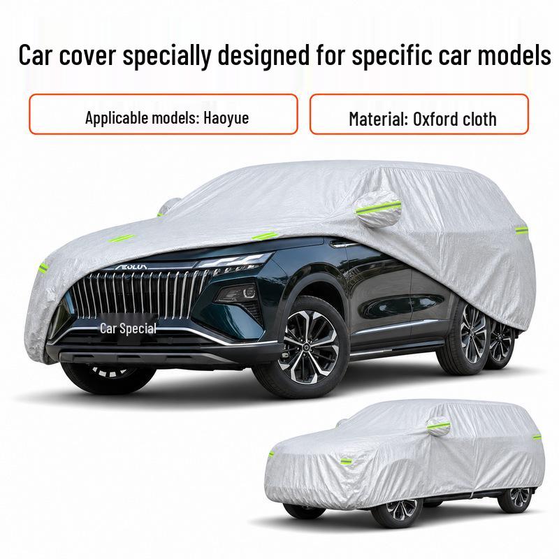Ha Ji Car Cover: Sun Protection, Waterproof, Heat Insulation, All-Season Oxford Cloth