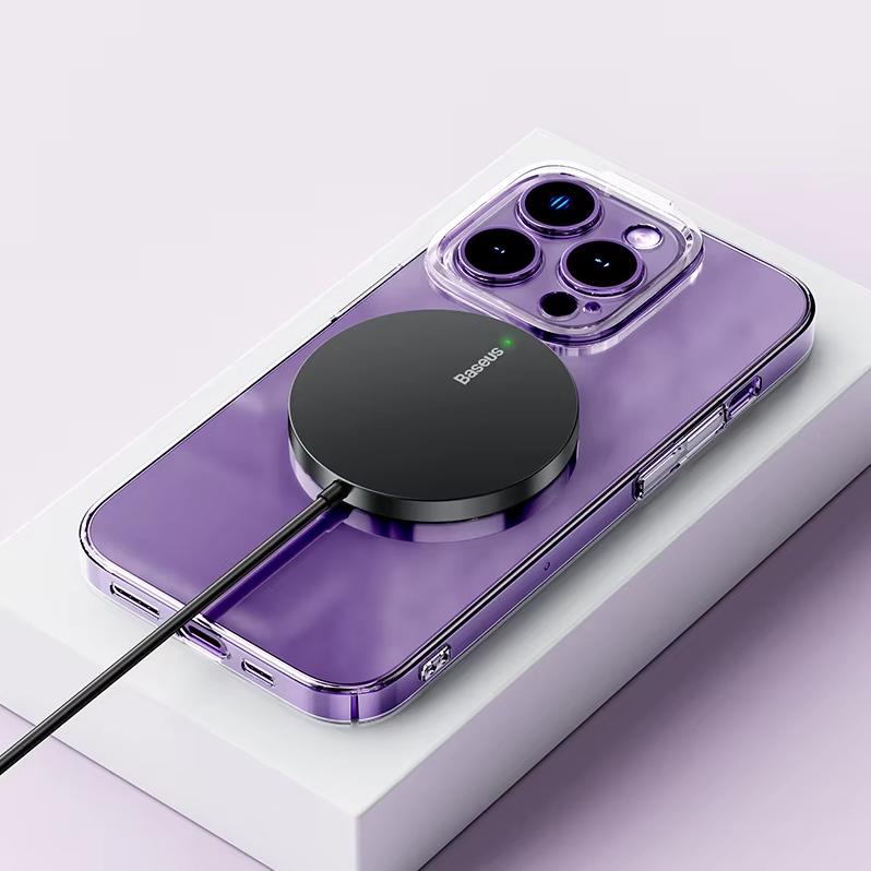 BASEUS magnetic wireless charger suitable for Huawei, Samsung, Apple fast charging, Magsafe 15W fast charging
