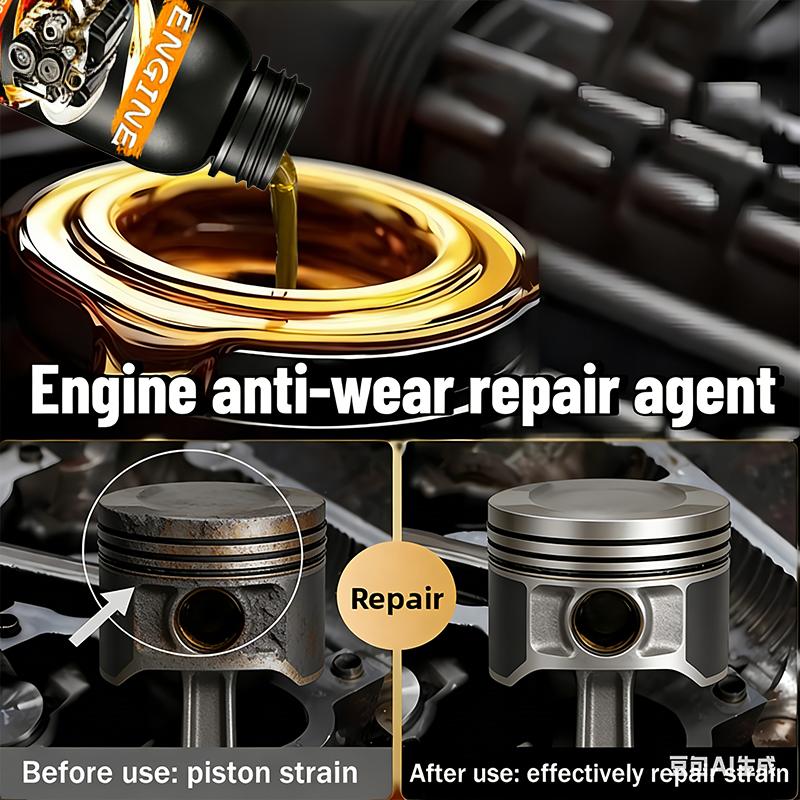Car Engine Wear Repair Agent Reduce Fuel Consumption Gasolin Diesel Oil Additive Engine Cleaner Catalytic Converter antioxidants