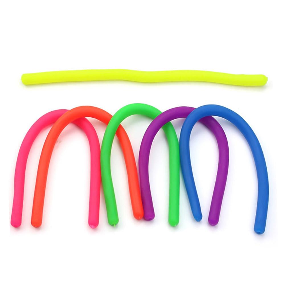 Anti Stress Fidget Noodle Stretch Rope Toy String Fidget Autism Funny Toy Kids Gift