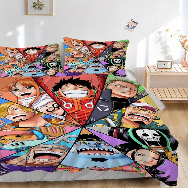 

3pcs One Piece Bedding Set. Soft and Comfortable with No Core Included (1x Duvet Cover + 2x Pillow Covers) yy251009183 135x200cm