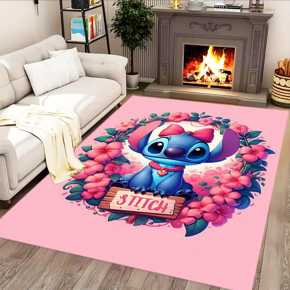 Stitch Angelic Fantasy for Living Room rug, Bedroom, Study Room, Hallway Decoration, Perfect for Home Decoration or Holiday Gifts