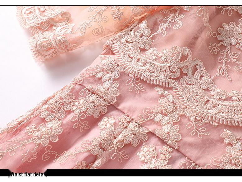 Vielseitiges Jugendliches Feen-Stickspitzenkleid - Übergröße, Neu Herbst/Frühling