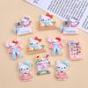 Adorable Resin Cartoon Cat Shoe Buckle & Creative DIY Jewelry Hair Clip Accessories