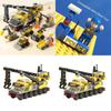 Engineering Vehicle Building Block Toy For Kids With Abs Plastic For Creative Diy Play