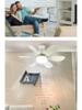 E27 Six-Blade Ceiling Fan Light for Bedroom, Living Room, & Dining Room