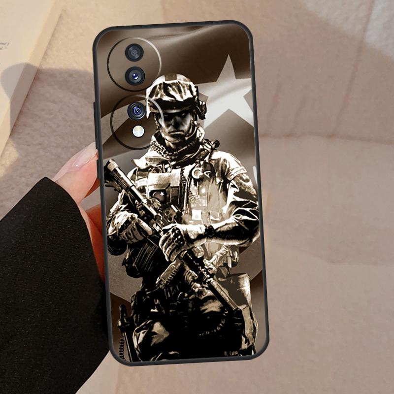 Military Army Special Forces Case For Honor Magic 5 Pro 50 70 90 Lite Honor 8X 9X X9b X9a X8a X7a X6a X6 X7 X8 X9 Cover