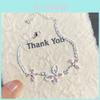 Schmuck Schmetterling Blume Armband Mit Zirkonsteinen Für Frauen Geschenk