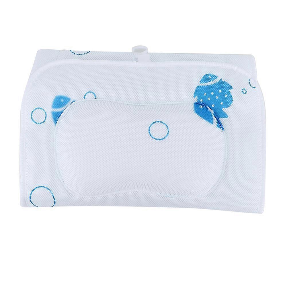 Bath Pillow Non-slip Bathtub Headrest Bathtub Mat with Suction Cups