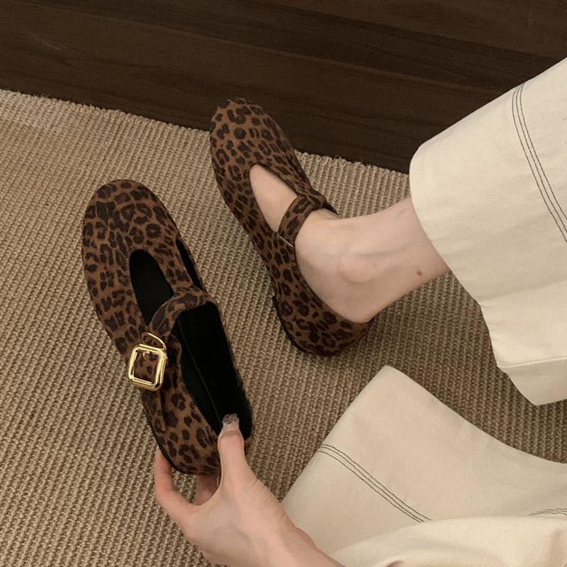 Fashion SUOJIALUN 2025 Autumn New Brand Women Flat Shoes Round Toe Casual Dress Single Shoes Soft Flat Heel Shallow Slip On Mary Jane Sh