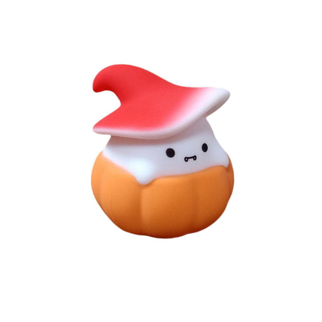 Pumpkin Night Light Halloween Silicone Pat Light USB Charging 3-speed Dimming Atmosphere Light