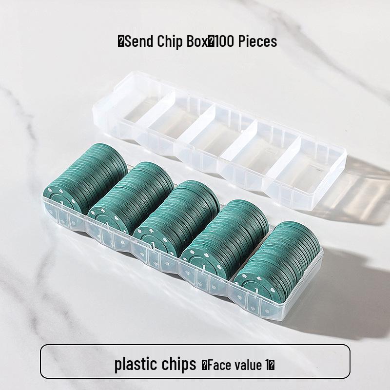 Texas Hold'em & Mahjong Spielchips: Spezielles Münzset für Cardrooms