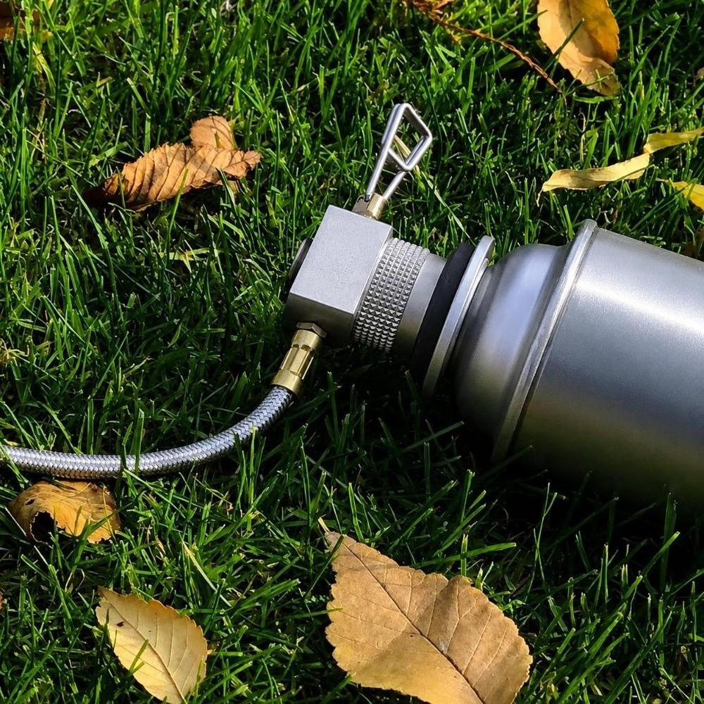 Valve Output Gas Cartridge Converter Aluminum Alloy And Copper LPG Coupler  Propane Tank
