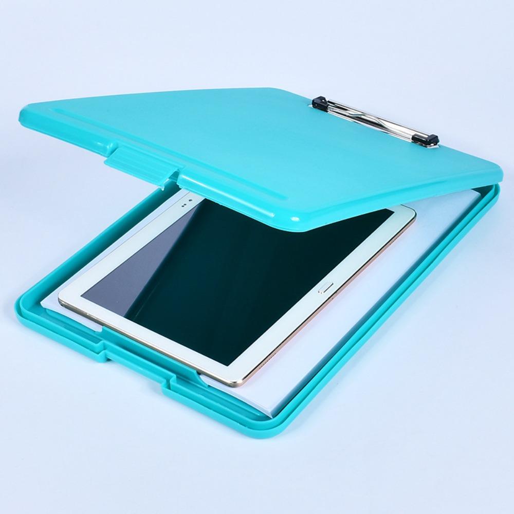 Holder Stationery Plastic Lightweight A4 Clipboard Box Writing Pad Document Case Filing Storage
