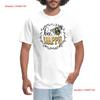 Bee Happy Lustiger Slogan Herren T-Shirt vintage Gewaschen Lässig Grafikmode homme Vielseitig Stilvoll Weich Streetwear Bequem