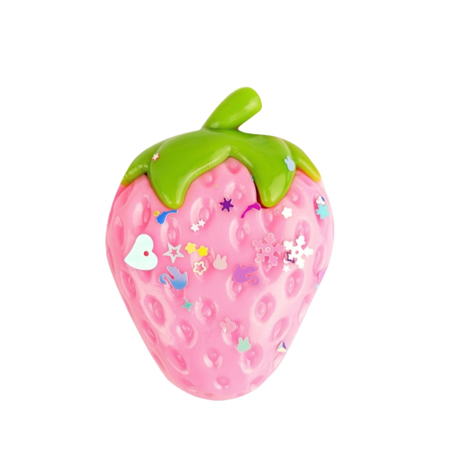 

Strawberry Stress Relief Toy, Food Toy, Realistic Strawberry Ornament, Gift розовый