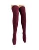 Japanische Preppy Style Gestreifte Baumwoll-Over-the-Knee-Socken