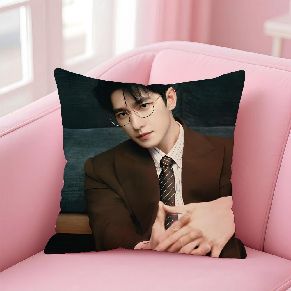actor handsome YYang Yang Cushion Cover Pillow Case Soft Skin Friendly Fabric  Concealed Zipper