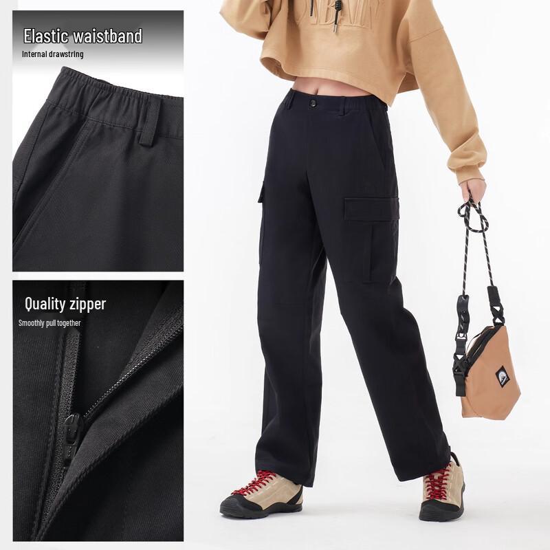 

CAMEL Unisex Outdoor Hiking & Casual Multi-Pocket Cargo Pants L