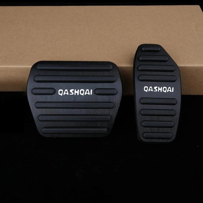 Car Fuel Accelerator Brake Pedals Cover Pad Accessories For Nissan Qashqai J11 J12 2014-2017 2018 2024