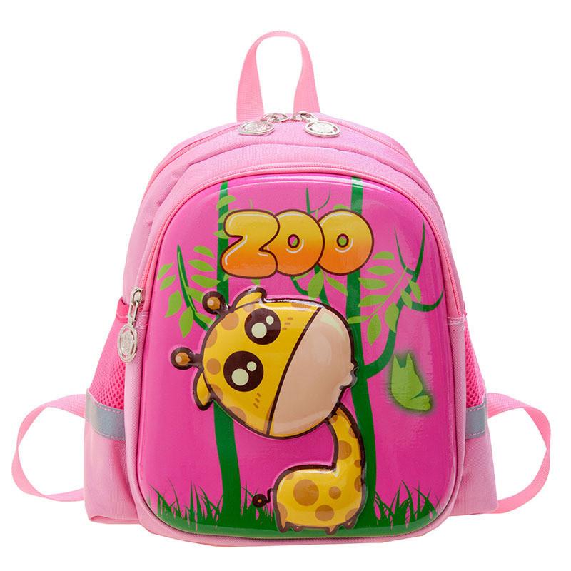 

Adorable Eva Lightweight 3d Cartoon Backpack For Kids Cute Giraffe And Bunny Designs Pink Giraffe