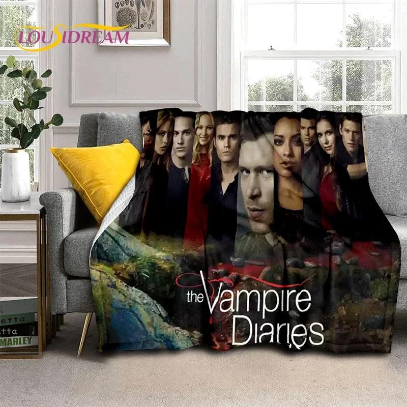 The Vampire Diaries Damon Salvatore Soft Flannel Blanket for Beds Bedroom Sofa Picnic,Throw Blanket for Outdoor Leisure Nap Gift