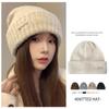 2024 Elegant Knitted Hat Casual Keep Warm Pullover Hat Windproof Thickening Ear Protection Women Girls