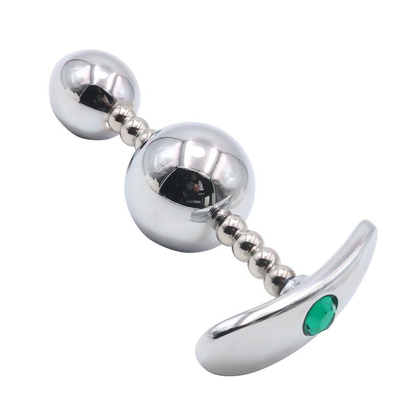 Metal Deformation Butt Plug Back Court Equipment Anal Bead Chrysanthemum Stimulation Adult Toys Sexy Outing Climax