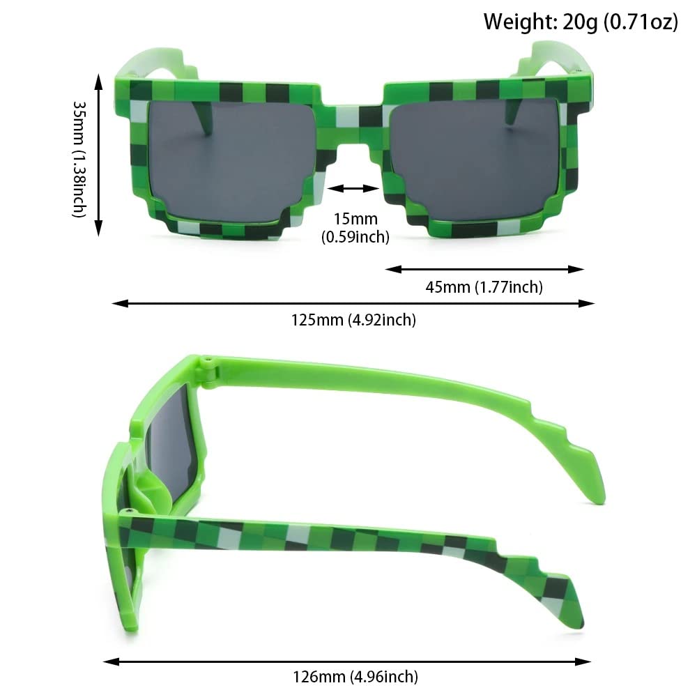 Cosplay Sonnenbrille, Grün, Lustige Brille, Brille, Kinder, Cosplay